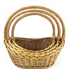 Wicker Wickergift Wicker Baskets Handle High Quality Flower Girl Wicker Baskets With Handle