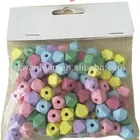 Wooden Ice Cream Wanfeng Colored Wooden Beads Painted Wooden Bead EN71 Wooden Ice Cream