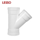 Pvc Upvc Pvc Reducer LESSO PVC Pipe Fitting Wye UPVC Drainage Fittings ISO Standard Reducing Wye