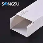 Provide Factory Directly Provide All Specification Sizes Thin Wall Pvc Cable Channel 100x50 Price
