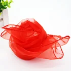 Square Scarf Graduation Party Small Square Neck Tie Nylon Chiffon Material Kids Dance Scarf