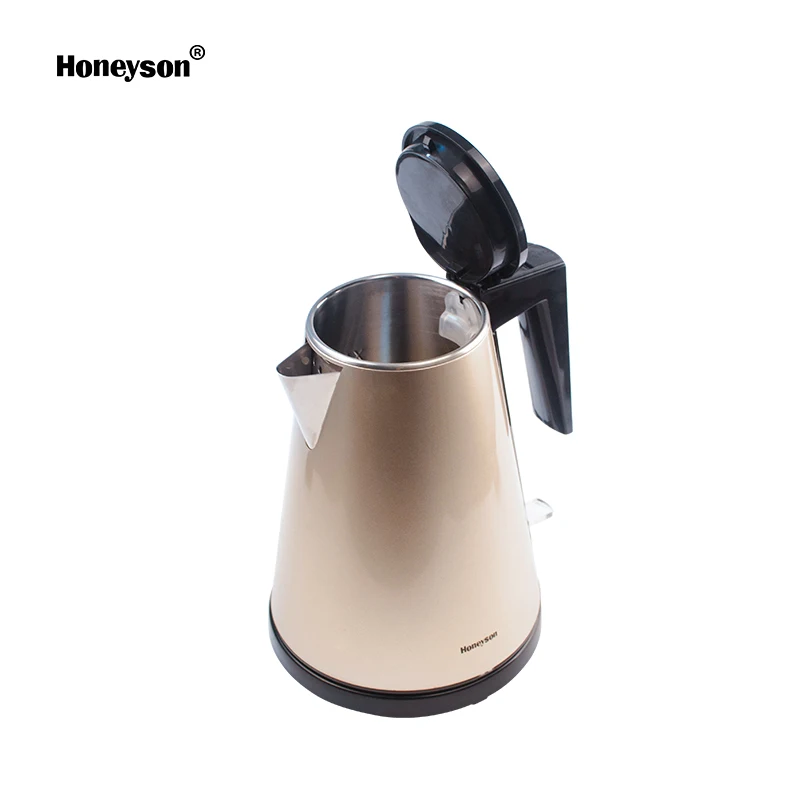 Honeyson hot hotel luxury double wall multifunction electric kettle