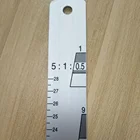 Measuring Aluminium Paint Mixing Measuring Stick 2 To 1 4 To 1 Ratio Double Sided