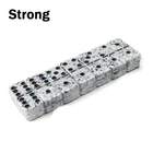 Dominoes Set Colored Dominoes High Quality Family Game Colorful Double 6 Dominoes Set