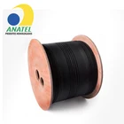Communication Anatel Homologation Steel Wire 1 Core Optical Fiber G657A FTTH Flat Drop Wireless Communication Cable