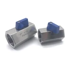 Valve Gas Valve For Gas High Quality 316 Stainless Steel Mini Ball Valve For Water Oil Gas 1/8-1 Inch