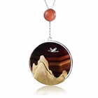 Agate Pendant 2019 High Quality 925 Sterling Silver Agate Pendant