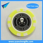 Poker 2016 Custom Logo Printed On 2 Sides Poker Chips Golf Plastic Ball Marker