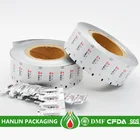 Laminated Packaging Roll Film PVC Laminated PE Packaging Film Roll Of Suppository