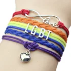 Rainbow Wristband Wristband New Design Rainbow Bracelet Silicone Wristband With Custom Logo