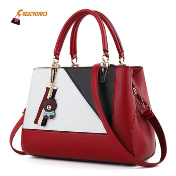 Color collision brand women cheap handbags from china handbags women bag