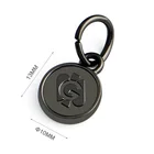 Charms Fashion Custom Jewelry Tags With Embossed Logo Round Metal Jewelry Logo Charms