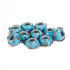 Beads Lampwork Glass Beads Hot Selling Murano Lampwork 10 Pcs Aqua Color Style #1 Glass Beads Loose Beads