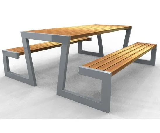 outdoor picnic table and chairs