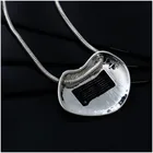 Friend Yiwu Jewelry Supply China Zinc Alloy Friend Necklaces Silver Pendant Minimalist Jewellery