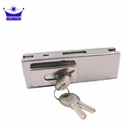 Door Patch Glass Door Patch Fitting Lock Manufacturer Supply High Quality Glass Door Fitting Bottom Patch Lock