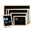 Hanging Jewelry Earrings Fantastic Wooden Velvet Wall Hanging Jewelry Earrings Necklace Display