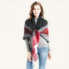 China Supplier Wholesale High Quality Big Size Knit Winter Shawls