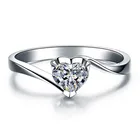 Ring Silver Silver Fashion Women Diamond Engagement Ring 925 Silver Ring Wedding Ring