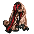 Brand Scarves Scarf Women Women Long Fashion Satin Lightweight Neack Wear Brand Silk Scarves Wholesale