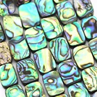 Natural Abalone Beads Natural Abalone Rectangle Shape Loose Beads 15.5'' Long Per Strand. Size:6mm-18mm