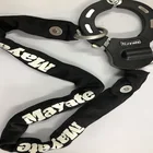 Motorcycle Lock 2022 Motorcycle Handcuffs Chain Lock Use 3 Keys Double Lock Bike Lock