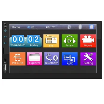 XinYoo Professional 7''Full Touch Screen USB SD AUX Mirror Link Car DVD Radio Player car audio player car MP5 player
