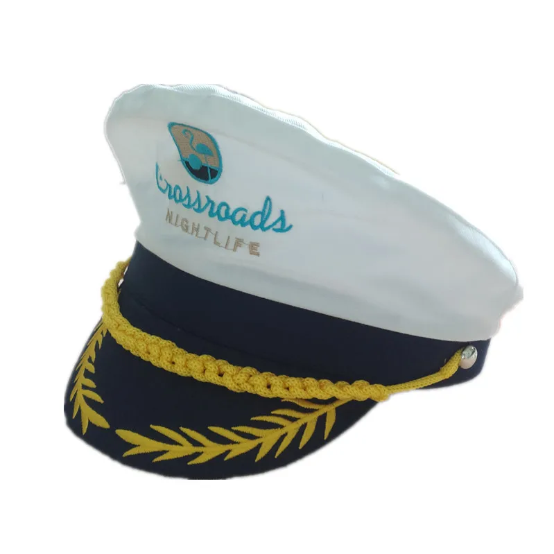 monogrammed captains hat