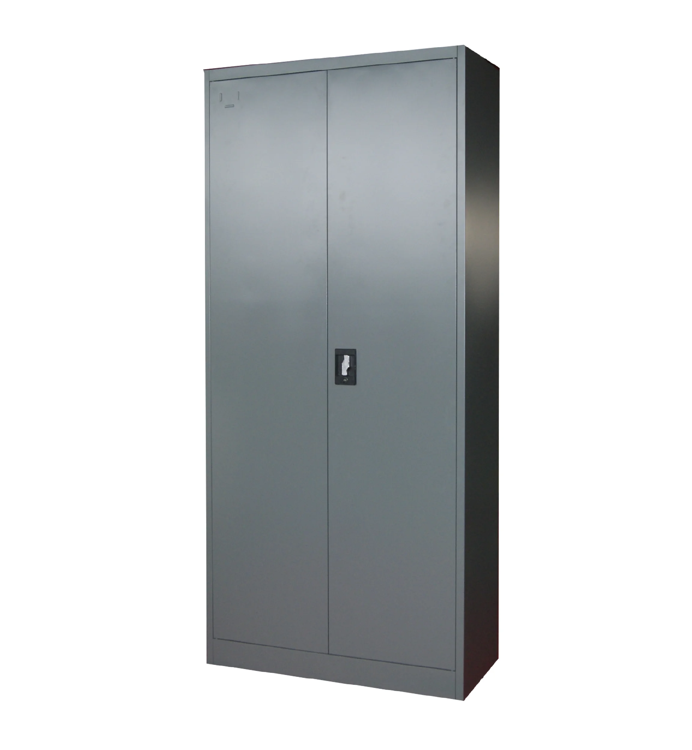 Metal Office 2 Doors Filing Cabinet Flatpack Document Lockable Storage Cupboard 