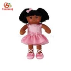 Baby Dolls Plush Girl Baby Dolls Wholesale Custom Cheap Plush Toy Human Plush Baby Black Girl Rag Dolls With Afro Hair