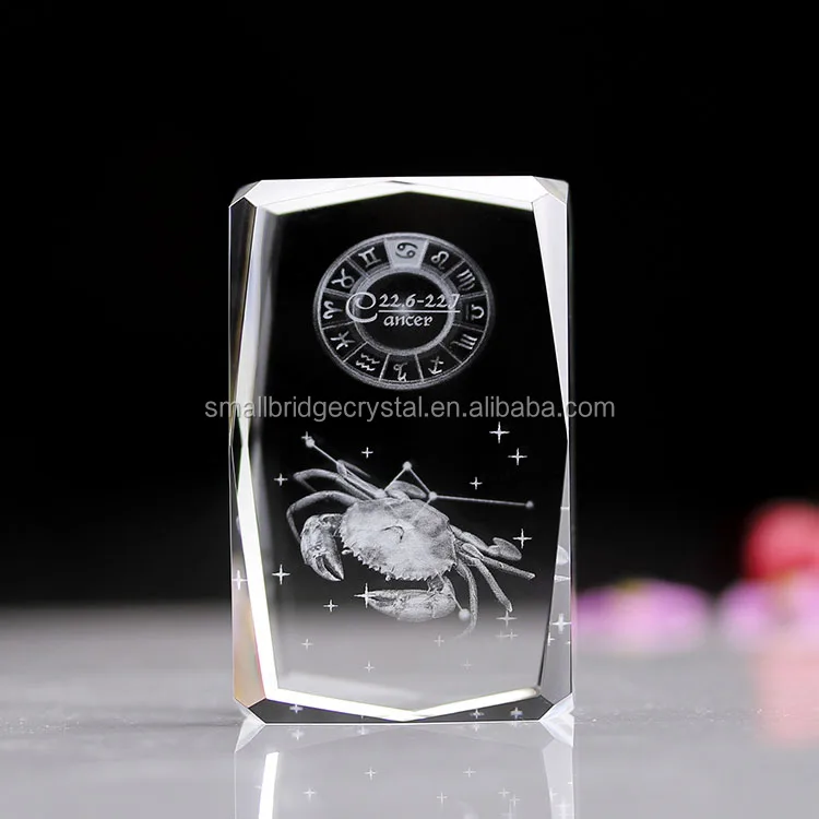 product ready to ship professional wholesale crafts 12 zodiac constellation aries scorpio libra 3d laser engraving crystal gifts-36