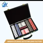 Poker Set 200pcs Poker Chip Set In Wooden Case