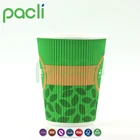Ripple Paper Paper Paper Disposable Coffee Mug Wholesale Disposable Ripple Paper Cup