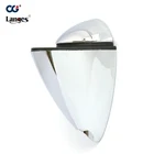 Glass Clip Holder Round Wall Mounting Shower Zinc Alloy Glass Shelf Clamp Clip Door Holder
