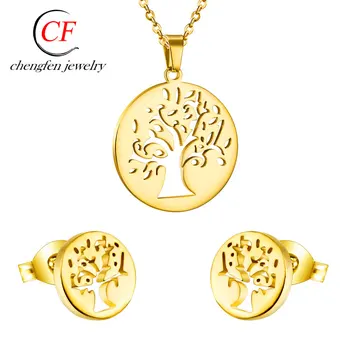 Chengfen China Guangzhou Jewelry Wholesale Stainless Steel Tree Jewelry