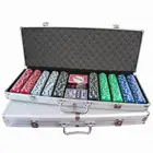 Wholesale Cost-effective Aluminum 500 Poker Chip Case Set
