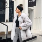 Coats Fur Coat Women Real Fox Fur Coats Fashion Style Fur Jacket High Quality Winter Warm Genuine Fur Jacket