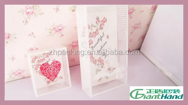 clear pvc boxes for promotional gift packaging