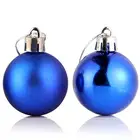 Christmas 15 CM Shinny Matt Plastic Christmas Ball For Christmas Decoration