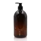 Amber Bottle Amber 800ml Boston Round Brown PET Amber Bottle