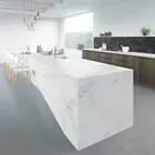 White Quartz Custom Kitchen Countertop Crystal White Quartz White Galaxy Quartz Countertop