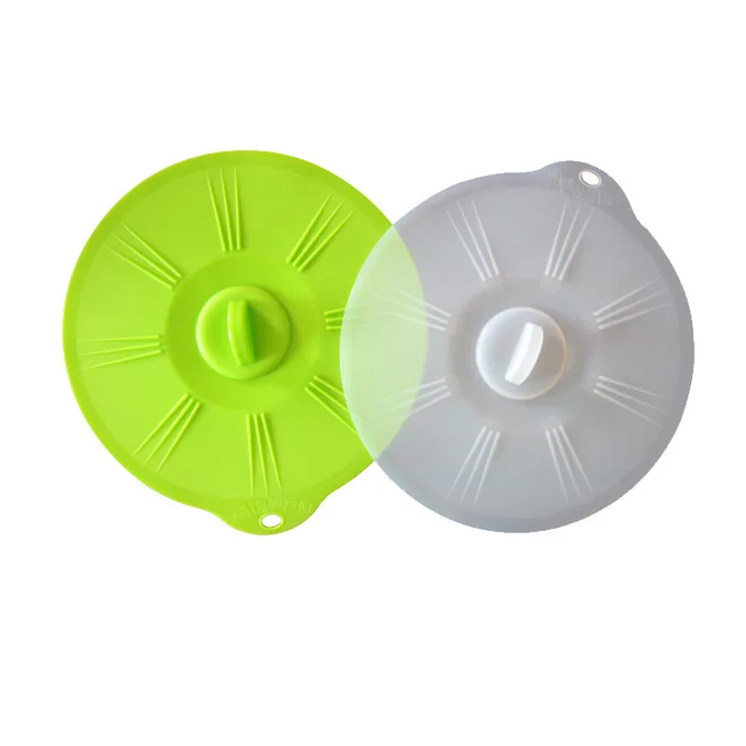 Silicone Lids, Microwave Splatter Cover Reusable Heat Resistant Food Suction Lids fits Cups Bowls Plates