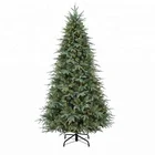 6ft 7ft 8ft 9ft Slim Pre Lit Artificial Christmas Trees With LED Lights