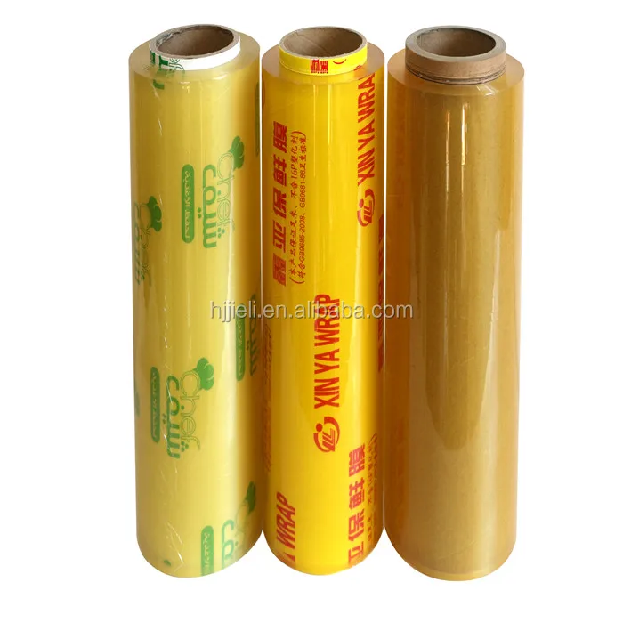 Premium Quality Food Grade Pvc Cling Film Pvc Food Wrap Film 30cm Jumbo