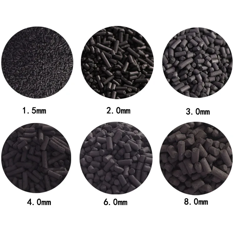 Coal Coconut Shell Wood Based Granular Pellets Cylinder Columnar Powder