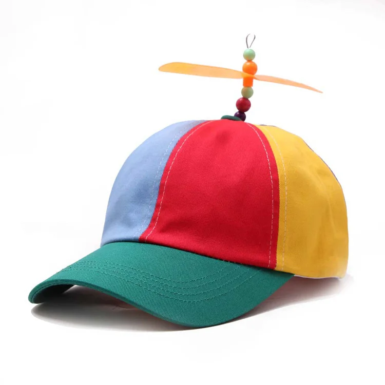 baseball cap with propeller