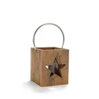 BSCI Natural Wood Hanging Driftwood Lantern With Thick Cup Inside
