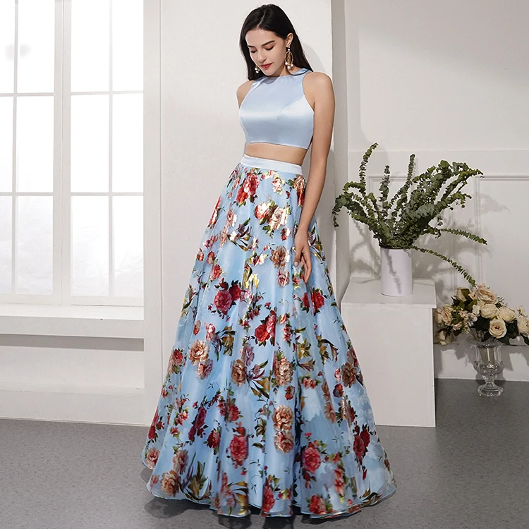 2019 floral prom dresses