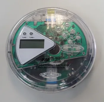 Personal CD Discman CD/MP3 player (transparent)