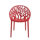 Leisure Design White PP Plastic Dining Chairs For Home Use